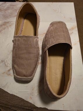 Versace Beige Logo Espadrilles